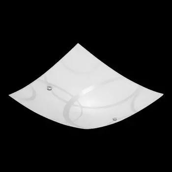 Потолочный светильник ROMERO 1xE27/40Вт матовый белый Д:30см Ш:7см В:30см с регулируемой яркостью Prezent