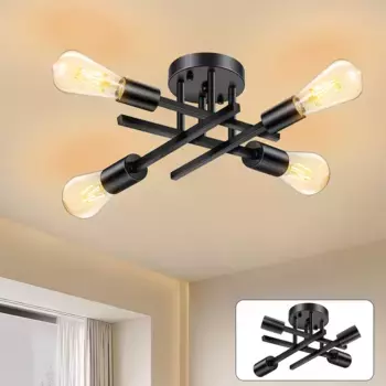 Потолочный светильник Rosikey, черный