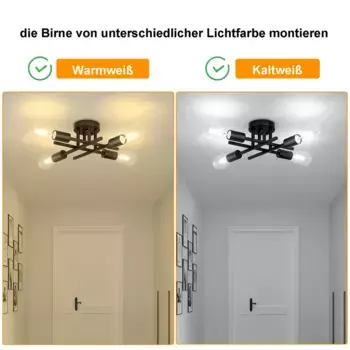 Потолочный светильник Rosikey, черный