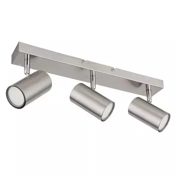 Потолочный светильник, серебристый, подвижный спот, L 41 см etc-shop, серебро