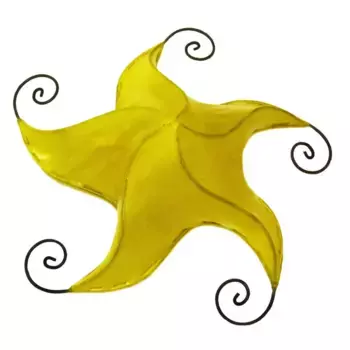 Потолочный светильник Simandra, желтый