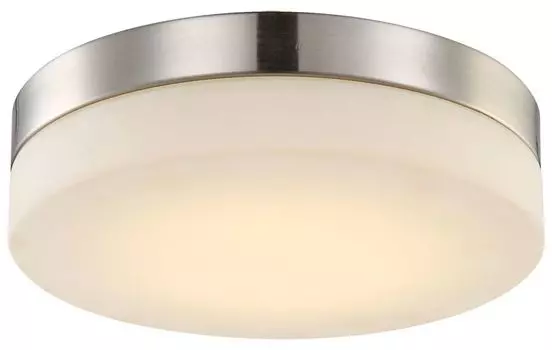 Потолочный светильник со светодиодной лампой мощностью 18 Вт. etc-shop, серебро