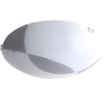 Потолочный светильник, стекло, бело-серый, 40 см, ФОЛЛИНА Globo Lighting, белый