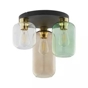 Потолочный светильник стекло металл модерн 44 см гостиная прихожая потолочный светильник Licht-Erlebnisse, мультиколор