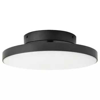 Потолочный светильник, светодиодный, матовый/черный, 36 см, KABOMBA IKEA