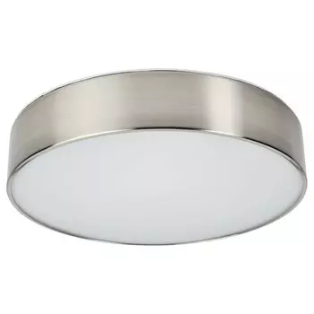 Потолочный светильник, светодиодный, никелированный, 36 см 800 лм, VIRRMO IKEA