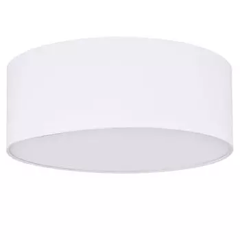 Потолочный светильник, текстильный, белый, круглый, 40 см Globo Lighting