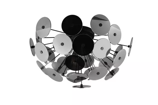 Потолочный светильник Trio Leuchten, 54x30 см, черный/хром