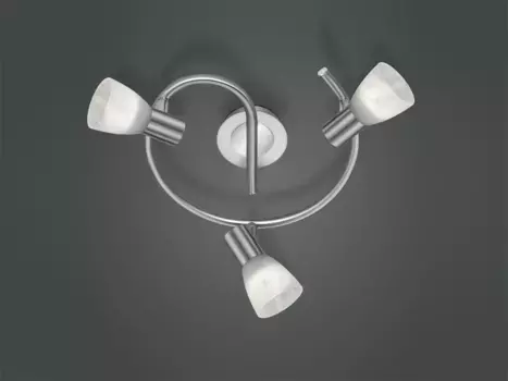 Потолочный светильник TRIO, серебряный