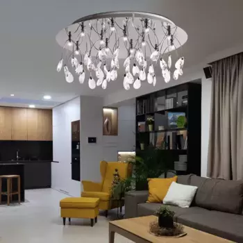 Потолочный светильник Wofi, серебряный