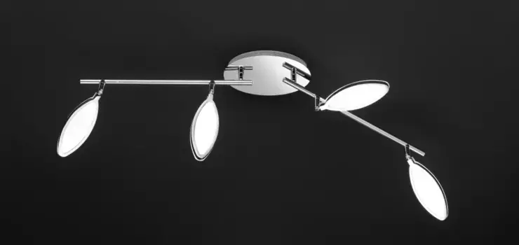 Потолочный светильник Wofi, серебряный