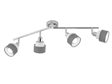 Потолочный светильник Wofi, серебряный