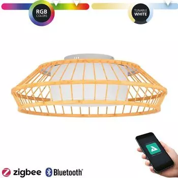 Потолочный светильник YUKU-Z стальной белый светодиод 22Вт 2700-6500К Высота:16см 46см с диммированием и функцией Connect-Z EGLO