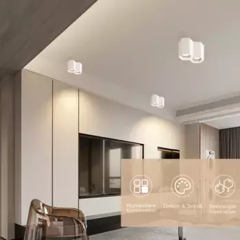 Потолочный светильник ZMH, белый