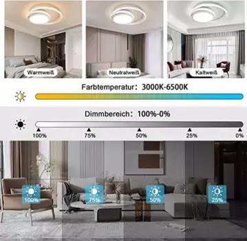 Потолочный светильник ZMH, белый