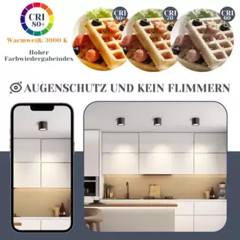 Потолочный светильник ZMH, черный