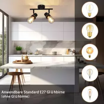 Потолочный светильник ZMH, черный