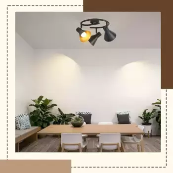 Потолочный светильник ZMH, черный