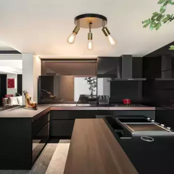 Потолочный светильник ZMH, черный