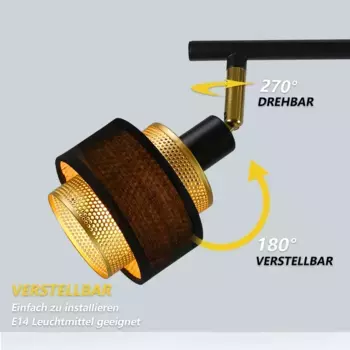 Потолочный светильник ZMH, черный