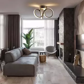 Потолочный светильник ZMH, черный