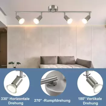 Потолочный светильник ZMH, серебряный