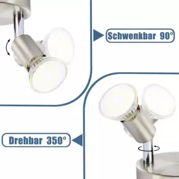 Потолочный светильник ZMH, серебряный