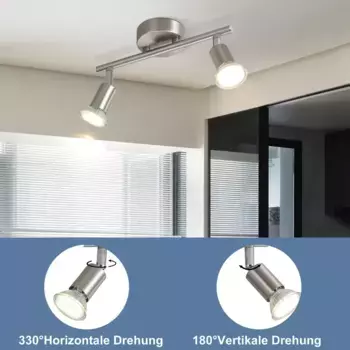 Потолочный светильник ZMH, серебряный