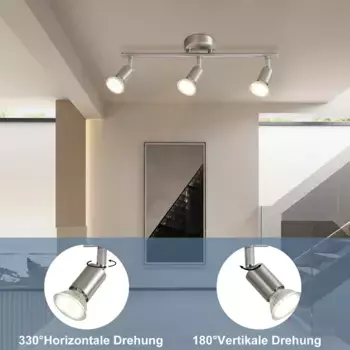 Потолочный светильник ZMH, серебряный