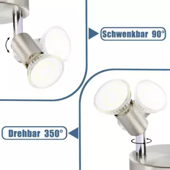 Потолочный светильник ZMH, серебряный