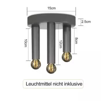 Потолочный светильник ZMH, серый
