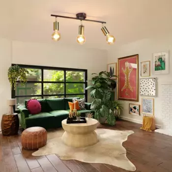 Потолочный светильник ZMH, золотой