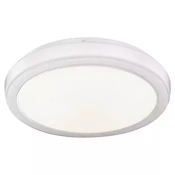 Потолочный светодиодный светильник, акрил, белый мрамор, D 33,5 см. Globo Lighting