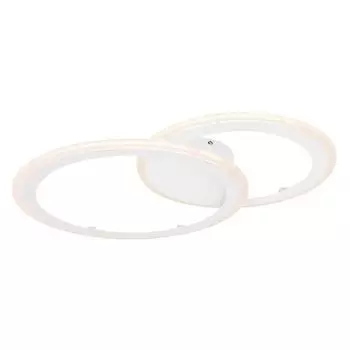 Потолочный светодиодный светильник, белый, пульт, ЦКТ, 47 см, ФЕННА etc-shop