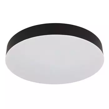 Потолочный светодиодный светильник, черно-белый, CCT, D 30 см Globo Lighting