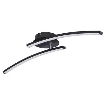 Потолочный светодиодный светильник, черный матовый, CCT, L 59 см Globo Lighting