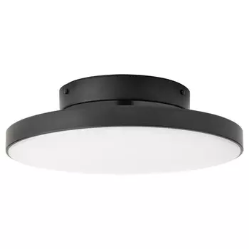 Потолочный светодиодный светильник Ikea Kabomba, 36 см, матовая поверхность/черный