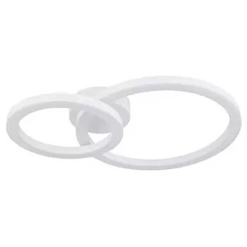 Потолочный светодиодный светильник, металл, белый, L 42 см Globo Lighting, серебро