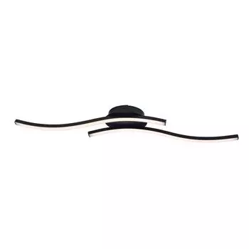 Потолочный светодиодный светильник, металл, черный, L 65 см Nve