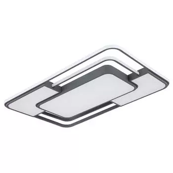 Потолочный светодиодный светильник, с регулировкой яркости, пульт дистанционного управления, белый, 60 Вт, длина 90 см etc-shop, серый