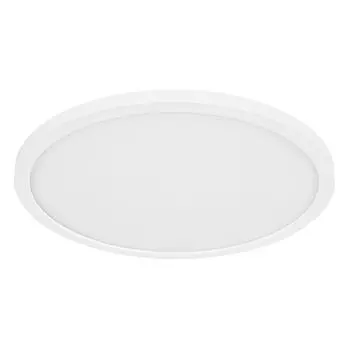 Потолочный светодиодный светильник, с регулировкой яркости, подсветка, опалово-белый, D 29,4 см etc-shop