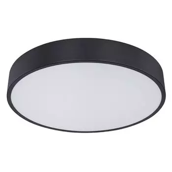 Потолочный светодиодный светильник, с регулировкой яркости, пульт дистанционного управления, CCT, D 73 см etc-shop, черный