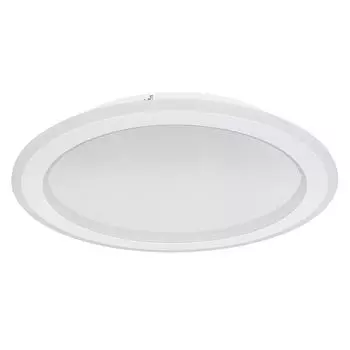 Потолочный светодиодный светильник, с регулировкой яркости, пульт дистанционного управления, CCT, D 40 см etc-shop, белый