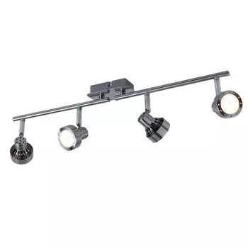 Потолочный светодиодный светильник, серебристый, диммер, регулируемый, L 61 см etc-shop, серебро