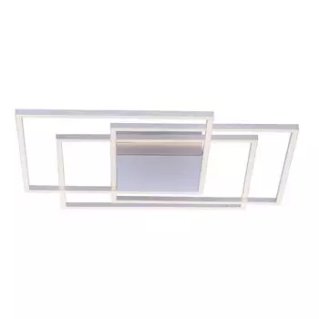 Потолочный светодиодный светильник стального цвета с регулировкой яркости, L 75 см JUST LIGHT, серебро