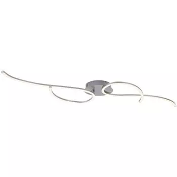 Потолочный светодиодный светильник стального цвета с регулировкой яркости L 128 см TYLER LeuchtenDirekt