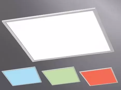 Потолочный светодиодный светильник Trio Griffin матовый никель 36 Вт 3600 лм 595x595 мм, серебро