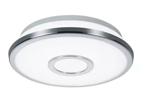 Потолочный светодиодный светильник Trio, хром, 12 Вт, 1050 лм., серебро