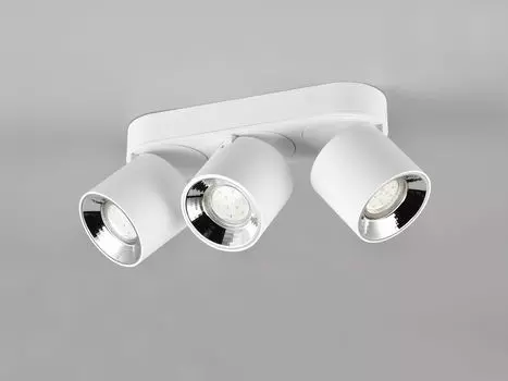 Потолочный точечный светильник GUAYANA матовый белый, 3 лампочки TRIO