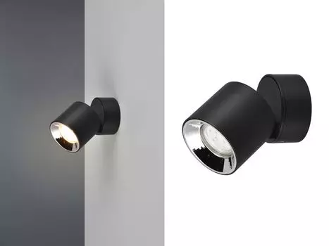 Потолочный точечный светильник GUAYANA матовый черный TRIO